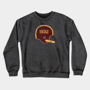 Washington Commanders Year Founded Vintage Helmet Crewneck Sweatshirt